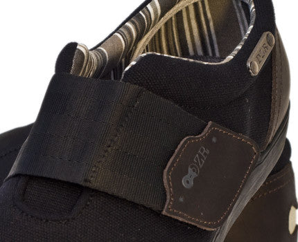 Jetlag Nero Clipless Bike Shoe | DZRshoes - closeup