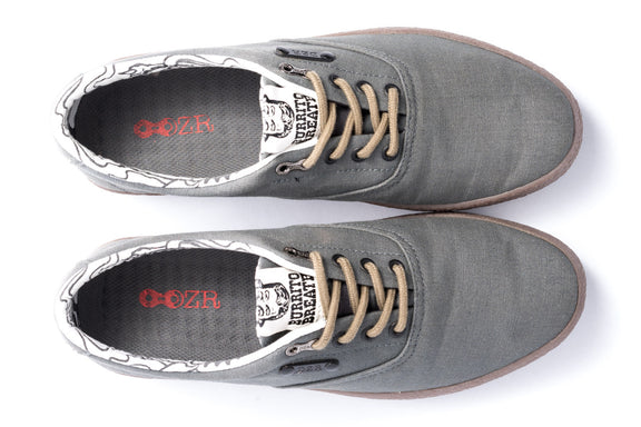 Shift Grey Flat Pedal Shoe | DZRshoes - top view