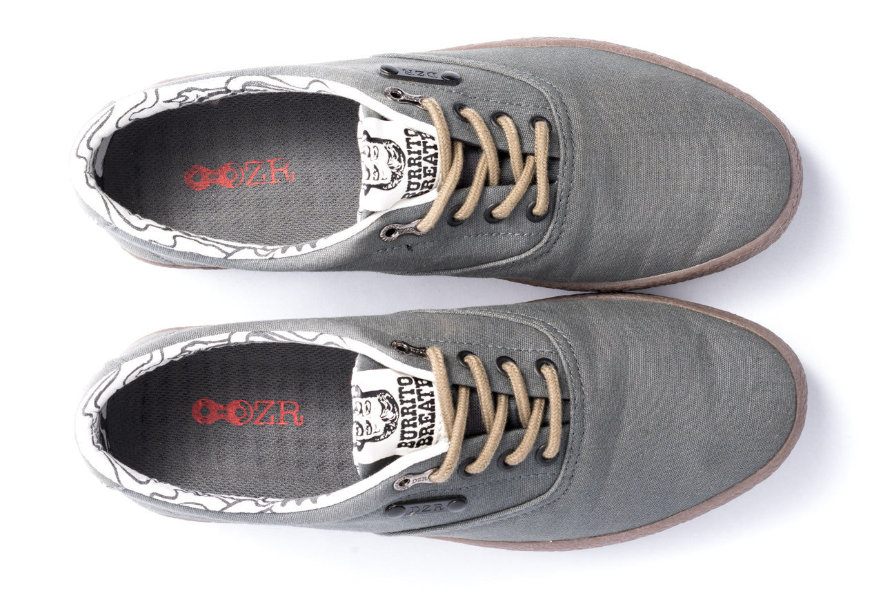 Shift Grey Flat Pedal Shoe | DZRshoes - top view