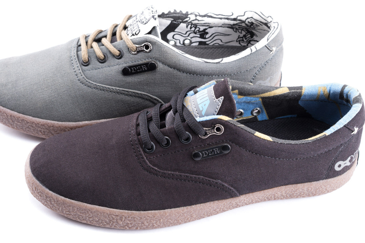 Shift Black Flat Pedal Shoe | DZRshoes - colors, top view